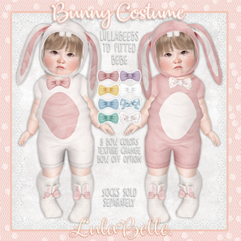 Second Life Marketplace - {Lula Belle} Bunny Costume - COTTON {boxed}